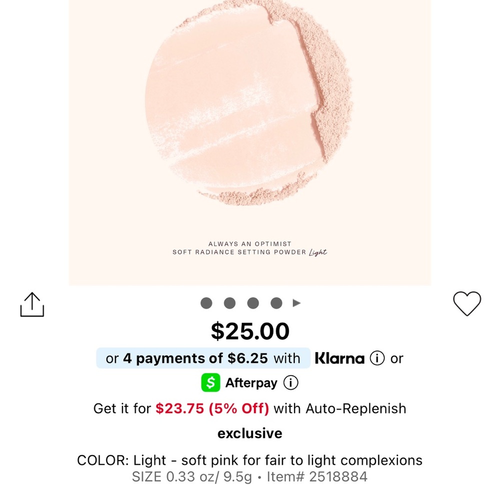 Rare Beauty Light Setting Powder - Picture 5 of 5